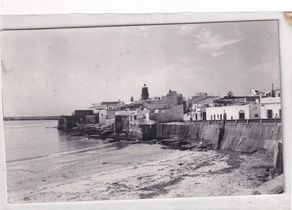 Postales: nº 9 Rota Cádiz. Cruz del Rompidillo. MALET. Circulada en 1957